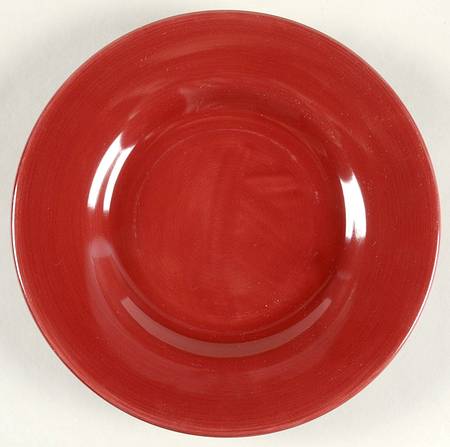 Barcelona-Red Salad Plate