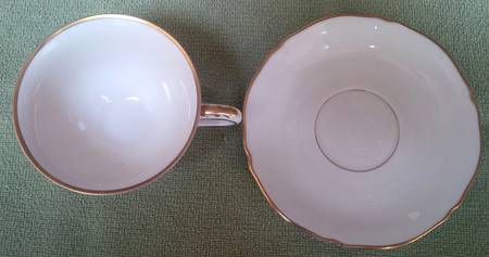 5594 Footed Cup & Saucer Set
