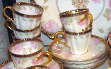 Schleiger 65-11 Flat Demitasse Cup & Saucer Set