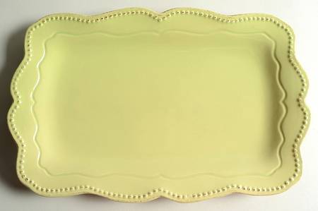 Capri Green 14" Rectangular Serving Platter