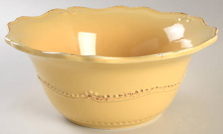 Capri Buttercup 9" Round Serving Bowl