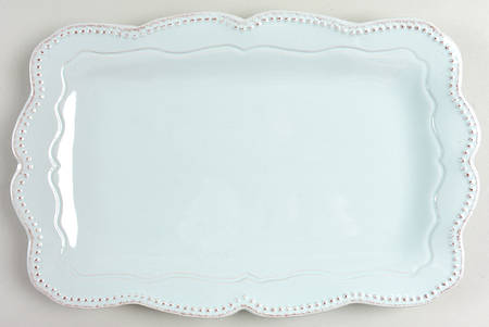 Capri Robins Egg 14" Rectangular Serving Platter