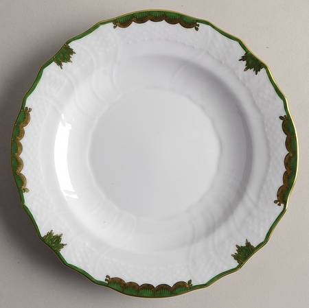 Princess Victoria Dark Green Salad Plate