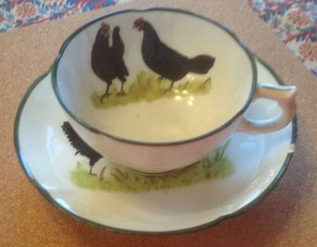 3798 Footed Cup & Saucer Set