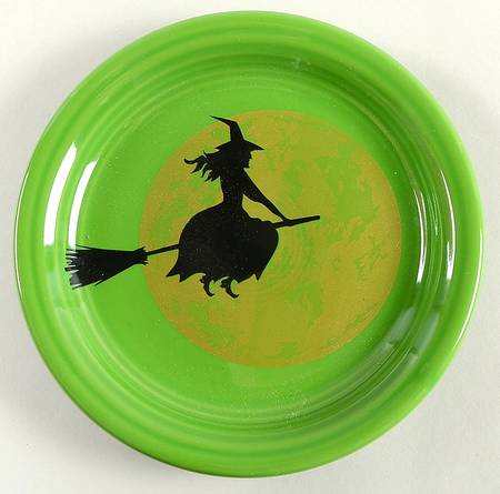 Fiesta Harvest Moon Witch Appetizer Plate