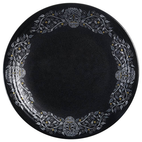 Fiesta Skull and Vine 11" Chop Plate (Round Platter)