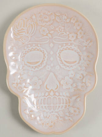 Fiesta Skull and Vine Skull Shaped Plate