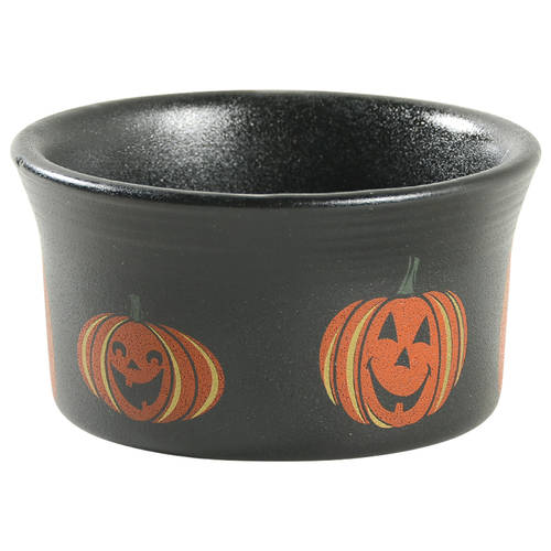 Fiesta Trio of Happy Pumpkins Ramekin by Homer Laughlin 