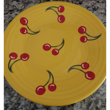 Fiesta Cherries Luncheon Plate