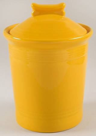Fiesta Daffodil (Intro 2017) Dog Treats Holder/Jar & Lid