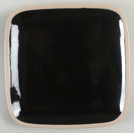 Pescara Black Salad Plate