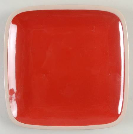 Pescara Red Salad Plate