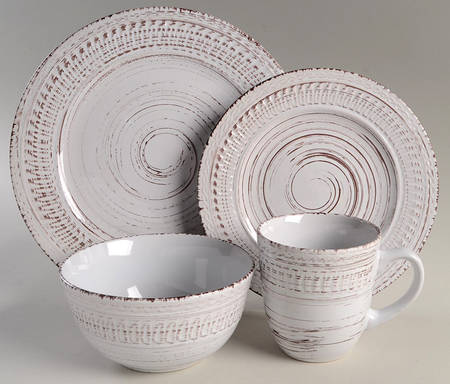 Cosenza White 4 Piece Place Setting