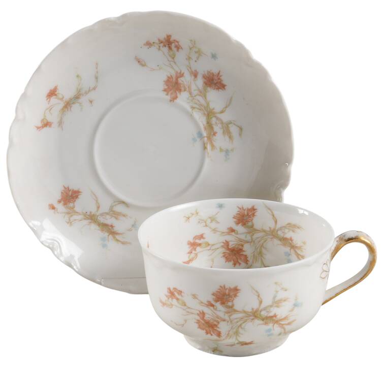 St. Lazare Flat Cup & Saucer Set