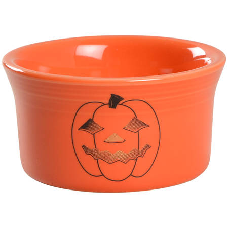 Fiesta Spooky Glowing Pumpkin Ramekin