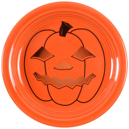 Fiesta Spooky Glowing Pumpkin Appetizer Plate