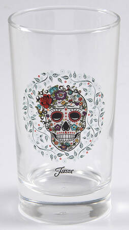 Fiesta Skull and Vine Sugar Glassware Juice