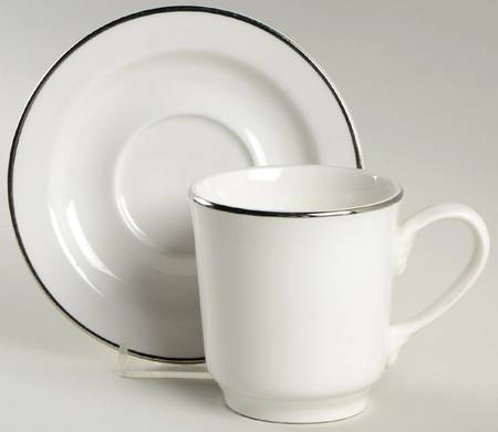 Moonlight Footed Cup & Saucer Set