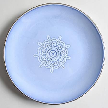 Medallion Blue Dinner Plate