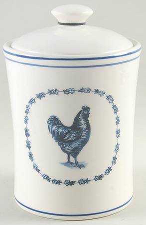 Vintage Farm Large Canister & Lid