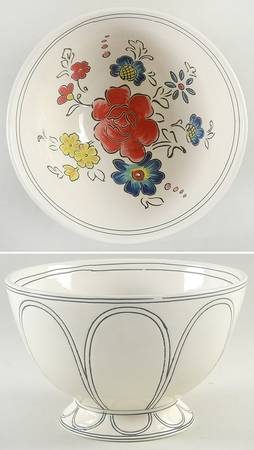 Flower Patch 9" Round Serving Bowl