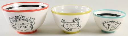 Good Thoughts (3 Piece) Mixing Bowl Set