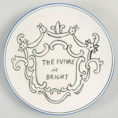 Good Thoughts Salad/Dessert Plate