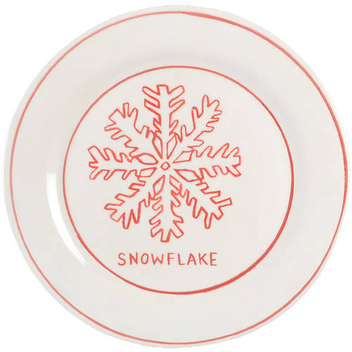 Vintage Christmas Salad/Dessert Plate