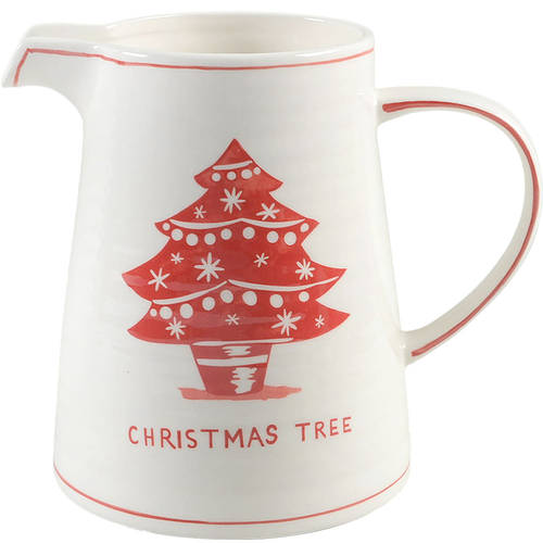Vintage Christmas Pitcher