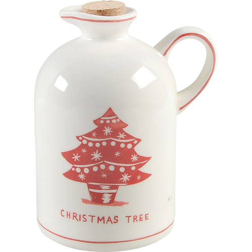 Vintage Christmas Oil with Cork Stopper