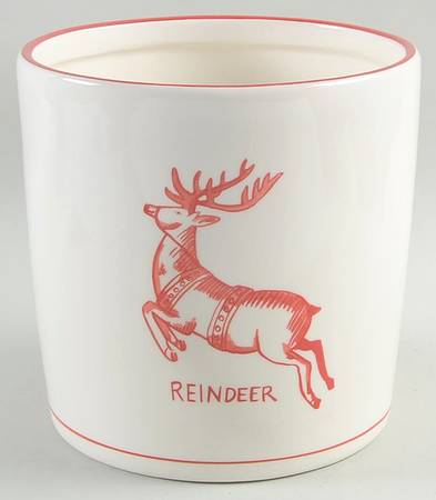 Vintage Christmas Utensil Holder