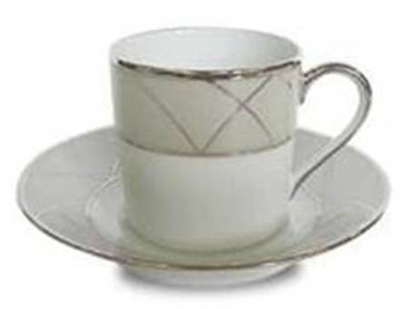 Clair de Lune Bistrot (Microwave Safe) Espresso Cup and Saucer Set