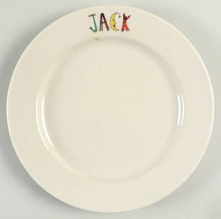 Childhood Treasures (Cream) Luncheon Plate
