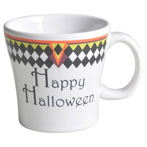 Fiesta Harlequin Happy Halloween Tapered Mug