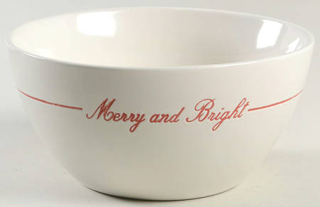 Deck the Halls Soup/Cereal Bowl