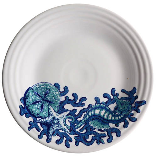 Fiesta Coastal Luncheon Plate