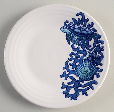 Fiesta Coastal Luncheon Plate