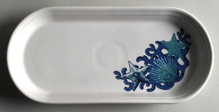 Fiesta Coastal Bread Tray