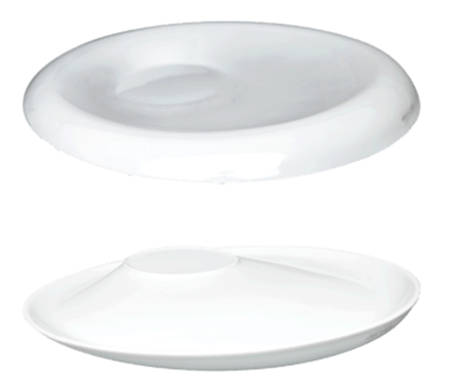 Recto Verso 11" Risotto Plate