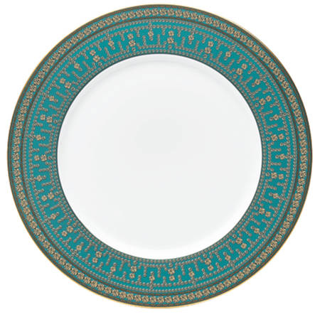 Tiara Peacock Blue Gold by Haviland