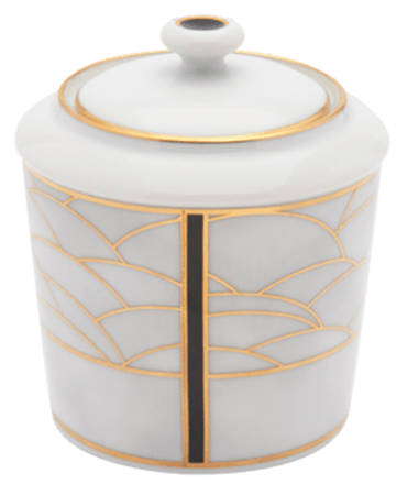 Art Deco Par Haviland Sugar Bowl & Lid