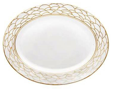 Art Deco Par Haviland 13" Oval Serving Platter
