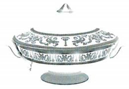 Couronne Imperiale Platinum & Ivory Tureen &  Lid