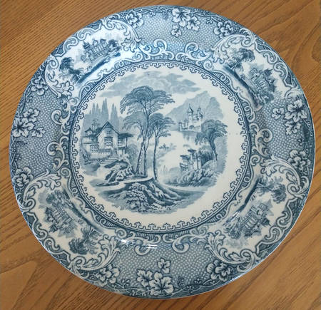 Lucerne Blue Salad Plate