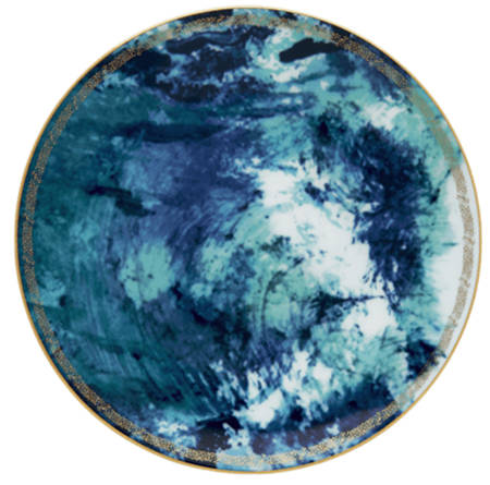 Ocean Bleu Salad/Dessert Plate