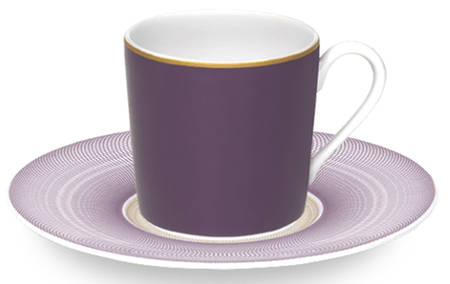 Magnolia Flat Demitasse Cup & Saucer Set