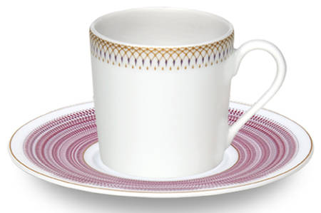 Magnolia Flat Demitasse Cup & Saucer Set