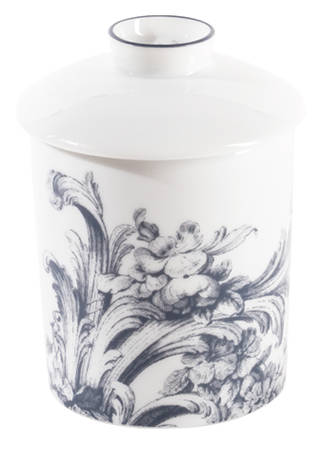 Stanislas Blue Grey Candle Jar & Lid