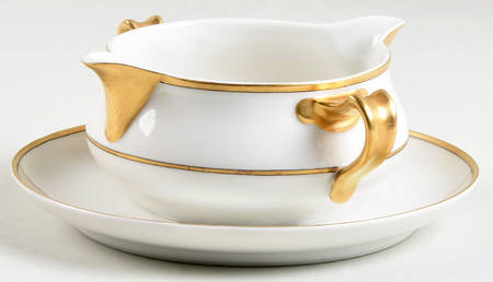 33531 Gravy Boat with Attached Underplate