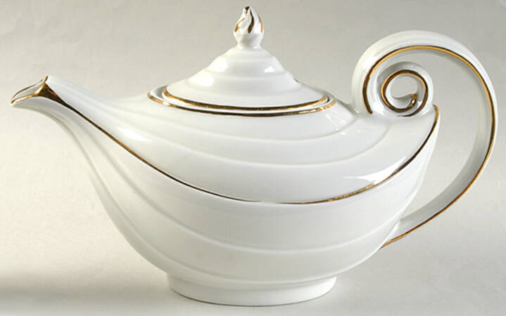 Teapots By Hall (Non-Pattern) Aladdin Teapot & Oval Lid